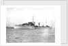 HMS 'Daring' (1932), under way in Southampton Water on builder's trials by unknown