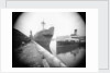 The 'Dotterel' (Br, 1936) alongside berth at Southampton with a damaged bow, slightly distant. The paddle steamer 'Portsdown' (1928) is berthed close by by unknown