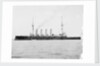 HMS 'Diadem' (1896) anchored at Spithead, masts wrapped in sailcloth by Anonymous