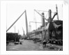 Cranes at the Fitting-out Basin, John Brown & Co. Ltd, Clydebank, 1901 by Bedford Lemere & Co.