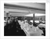 First Class Dining Saloon on the 'Ivernia' (1900) by Bedford Lemere & Co.