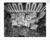 Frozen meat in the hold of the 'Highland Rover' (1910) by Bedford Lemere & Co.