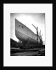 Bow view of the 'Aquitania' (1914) before launch by Bedford Lemere & Co.