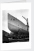 Bow view of the 'Aquitania' (1914) before launch by Bedford Lemere & Co.
