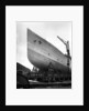Bow view of the 'Aquitania' (1914) before launch by Bedford Lemere & Co.