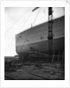 Fore part of the 'Aquitania' (1914) on the stocks by Bedford Lemere & Co.