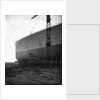 Fore part of the 'Aquitania' (1914) on the stocks by Bedford Lemere & Co.