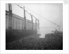 Aquitania' (1914) moving down the ways by Bedford Lemere & Co.