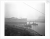 Aquitania' (1914) taken in charge by tugs after launching by Bedford Lemere & Co.