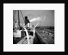 View from the Docking Bridge on the 'Aquitania' (1914) by Bedford Lemere & Co.