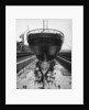 Stern view of the 'Aquitania' (1914) in drydock by Bedford Lemere & Co.