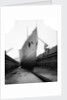 Bow view of the 'Aquitania' (1914) in drydock by Bedford Lemere & Co.
