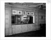 Serving window in the First Class Grill Room on the 'Aquitania' (1914) by Bedford Lemere & Co.