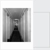 Corridor in First Class accommodation on the 'Aquitania' (1914) by Bedford Lemere & Co.