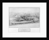 General view of the bridge yard, showing the steamer 'Hoselaw' (1883) on the ways on the day of her launch by unknown