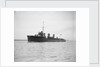 Torpedo boat destroyer HMS 'Meteor' (1914), under way in Southampton Water by unknown