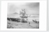 Jeune Hortense aground on the beach at Mounts Bay by Gibson & Sons of Scilly