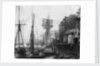 Black Eagle Wharf with the schooner Express of Alnmouth. Wapping, London. by unknown