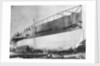 View of Brunel's 'Great Eastern' prior to her 1858 launch by unknown
