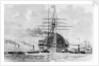 Brunel's 'Great Eastern' (1858) rounding Blackwall Point, 1859 by unknown