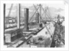 View of Brunel's 'Great Eastern' (1858) from one of the paddle boxes looking astern by unknown