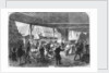 Unloading tea ships in the East India docks by unknown