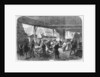 Unloading tea ships in the East India docks by unknown