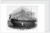 The hulk 'Warrior' (1781) anchored off Woolwich by unknown