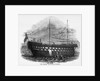 The hulk 'Warrior' (1781) anchored off Woolwich by unknown