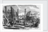Building the Royal Victoria Docks, 9 September 1854 by unknown