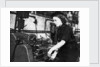 A Wren using a turning machine in the Second World War by Unknown