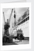 Loading the 'Corfu' at the King George V Dock by unknown