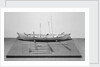 Six-oared American whaleboat, starboard broadside by unknown
