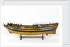 Full hull model of a merchant brig (circa 1795) by unknown