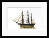 Frigate, port broadside by unknown