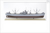 'A J Cassatt', starboard broadside by John R. Haynes