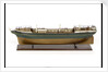 'J D Henwood', port broadside by E. Tarry Adams