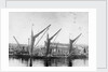 Barges at Bow Creek by unknown
