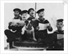 Warspite' boys singing, accompanied by the vessel's mascot by unknown