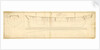 Lines & Profile plan for 'Garland' (1800) by Unknown