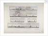 Chart entitled 'Five distant views of the Isle of Sable' by Des Barres, 1776 by Joseph Frederick Wallet Des Barres