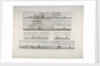 Chart entitled 'Five distant views of the Isle of Sable' by Des Barres, 1776 by Joseph Frederick Wallet Des Barres