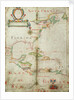 Chart of the western Atlantic, 1678 by Joel Gascoyne