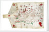 Portulan chart of Mediterranean Sea and NE Atlantic, this is the oldest portulan in the National Maritime Museum's collections by Jacopo Bertran