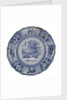 Dinner plate of the 'Arctic Scenery' pattern by unknown