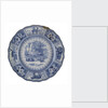 Dinner plate of the 'Arctic Scenery' pattern by unknown