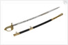 Solid half-basket hilted sword, which belonged to Vice-Admiral McClure (1807-1873) by Gillott & Hasell