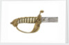 Solid half-basket hilted sword, which belonged to Vice-Admiral McClure (1807-1873) by Gillott & Hasell