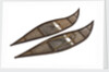 Pair of snow shoes by unknown