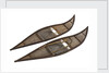 Pair of snow shoes by unknown